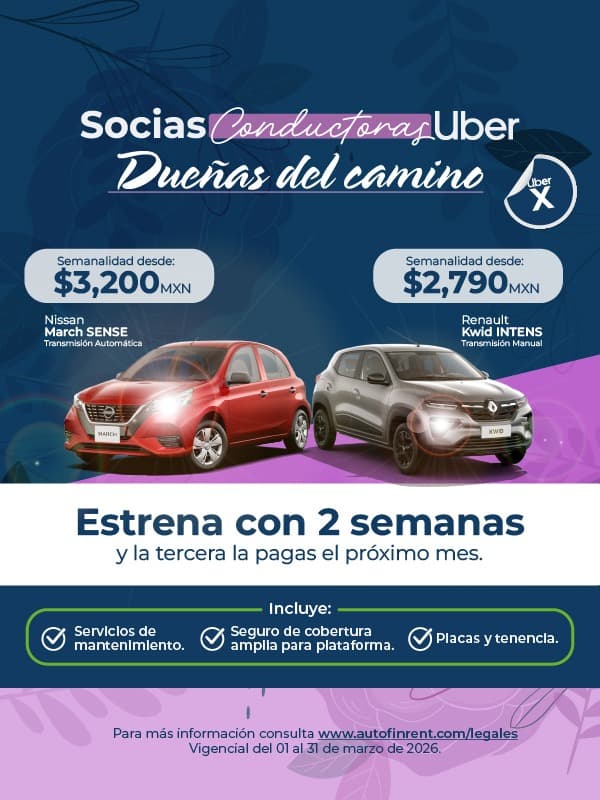 Socias Conductoras Uber Dueñas del Camino